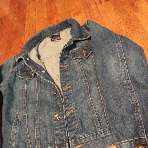 Childrens Place Boys jean Jacket size M7/8 - Picture 8 of 8